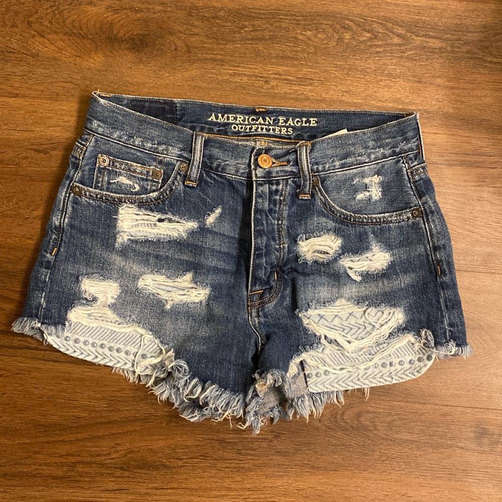 American Eagle Vintage Hi-Rise Festival Short